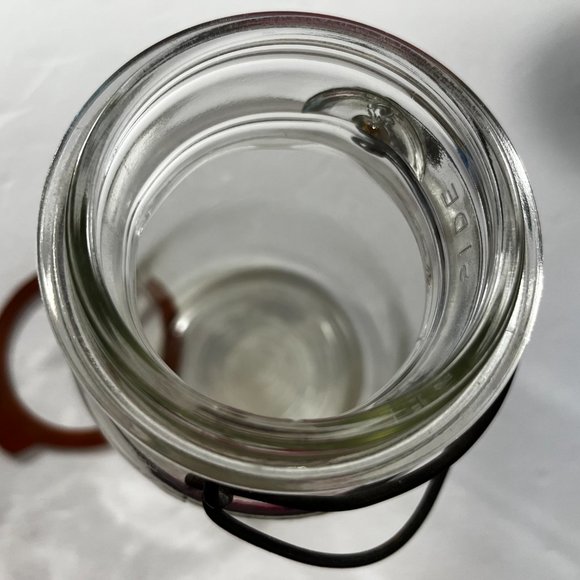 Ball Ideal Jar Glass Lid Wire Bale Clamp Closure Rubber Seal 1 Quart Canning - Picture 8 of 12